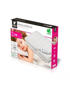CALIENTACAMAS ELÉCTRICO 150x80 CM. LAVABLE, 60W, LUZ... 2
