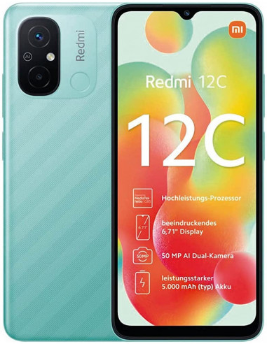 XIAOMI REDMI 12C NFC (4+128GB) 4G VERDE EU