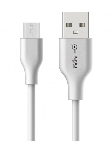 CABLE DE DATOS Y CARGA RAPIDA MICRO USB-A A MICRO USB 1.5M Y 2.0M MOBILE+ MB-1034