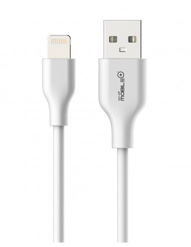 CABLE DE DATOS Y CARGA RAPIDA LIGHTNING/USB COMPATIBLE CON IPHONE HECHO DE TPE 1.5M y 2M MB-1032