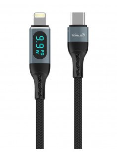CABLE USB-TIPO C A LIGHTNING HECHO DE NYLON ENTRELASADO...