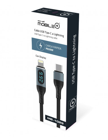 CABLE USB-TIPO C A LIGHTNING HECHO DE...