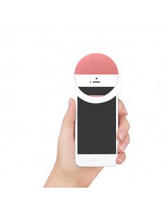 ANILLO LUZ LED UNIVERSAL PARA SELFIE PARA MÓVILES 8.5CM...