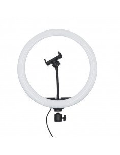 ANILLO LUZ LED 33CM (13") CON SOPORTE PARA MÓVIL 16W MB-RL33
