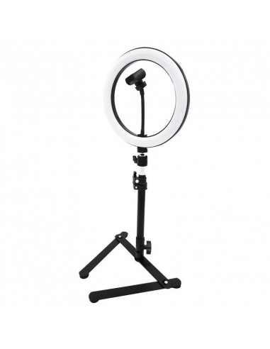 ANILLO LUZ LED 30CM (12")SOPORTE PARA MOBILE GIRATORIO 14.5W MB-RL30