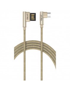 CABLE DE DATOS Y CARGA MICRO USB A USB, 1 METRO, 2A....