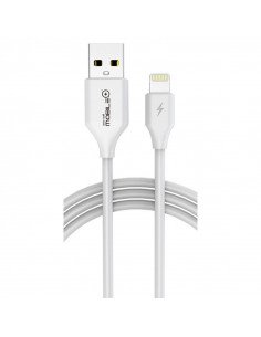 CABLE DE DATOS Y CARGA LIGHTNING/USB, 2A DE AMPERAJE,...