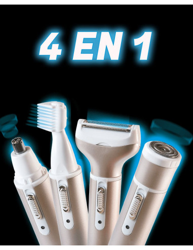 AFEITADORA CORPORAL RECARGABLE 4 EN1...