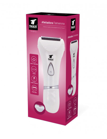 AFEITADORA FEMENINA, CABEZA DEPILADORA EXTRAÍBLE. THULOS TH-BY12