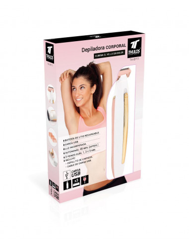 DEPILADORA CORPORAL CON 3 PEINES GUIA...