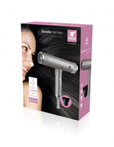 SECADOR DE PELO 1500W, 3 VELOCIDADES...