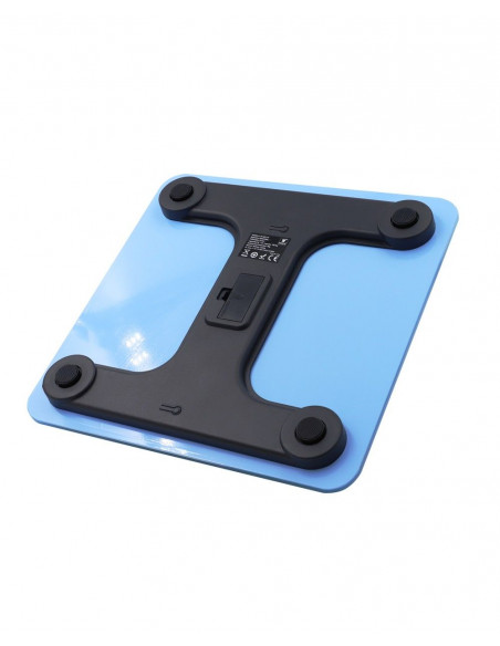 BÁSCULA DE BAÑO DIGITAL PLATAFORMA VIDRIO TEMPLADO, LCD THULOS TH-BD119