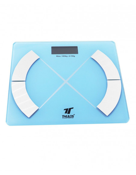 BÁSCULA DE BAÑO DIGITAL CON BLUETOOTH Y APP IOS, CAPACIDAD 180KG THULOS TH-BD122
