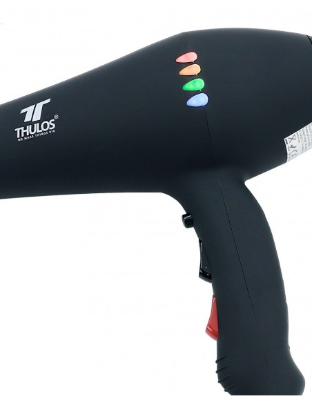 SECADOR DE PELO IÓNICO LUCES LED INCLUYE DIFUSOR Y CONCENTRADOR THULOS TH-HD806