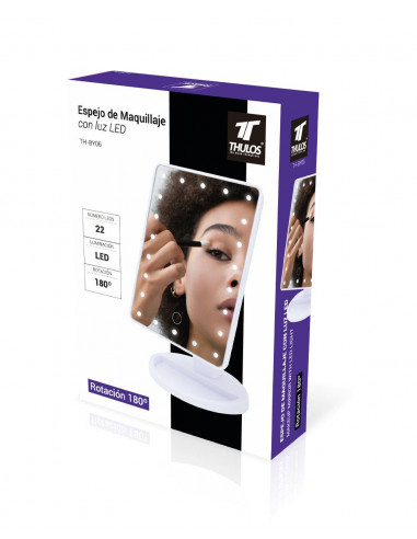 ESPEJO DE BELLEZA CON LUCES LED,...