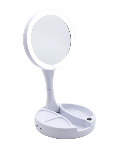 ESPEJO DE BELLESA CON DOBLE LUCES...