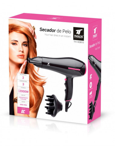 SECADOR DE PELO CON DIFUSOR Y...