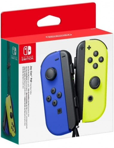 MANDOS JOY-CON ( 2 UNIDADES ) IZQUIERDO Y DERECHO COLOR AZUL, AMARILLO (NINTENDO SWITCH)