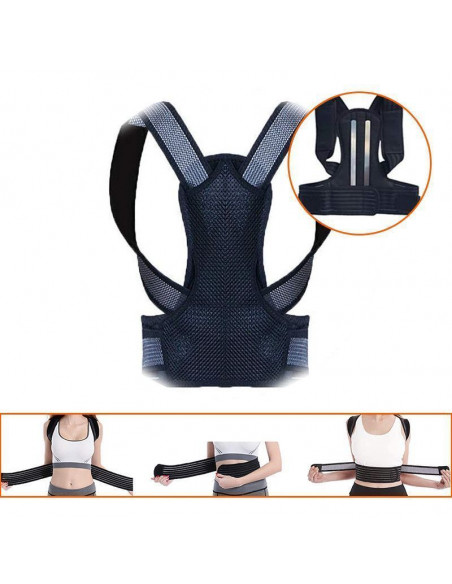 CORRECTOR DE POSTURA CON DISEÑO ERGONOMICO (TALLAS M-L-XL) THULOS TH-BY03