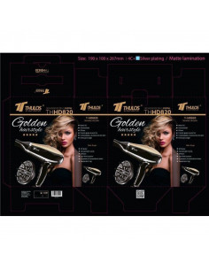 SECADOR DE PELO 2000W, 2 VELOCIDADES. THULOS TH-HD820 2