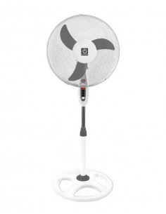 VENTILADOR DE PIE 16″, BASE CIRCULAR, ALTURA REGULABLE,...