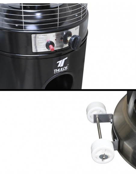 Estufa de exterior ideal para Terrazas, jardines, patios. 10KW, Acero inoxidable TH-EXT12