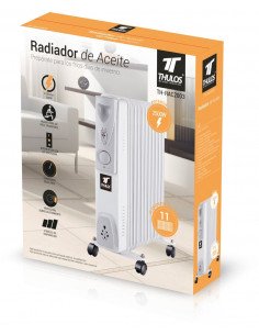 Radiador de Aceite de 11 elementos de calor con 3 niveles... 2
