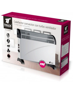 Calefactor convector con turbo ventilador, luz... 2