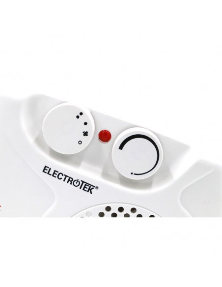 Calefactor eléctrico 2 potencias de calentamiento 1000/2000W. ELECTROTEK ET-TV05