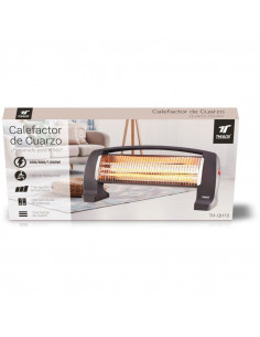 Estufa de cuarzo, 3 niveles de potencia, fácil de... 2