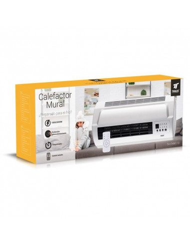 CALEFACTOR ELÉCTRICO MURAL CON 2...