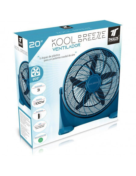 VENTILADOR DE SUELO/SOBREMESA 20″, CON 3 AJUSTES DE VELOCIDAD Y REJILLA PROTECTORA TH-KB03