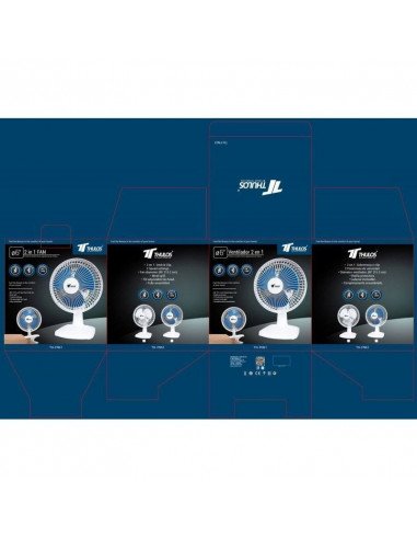 VENTILADOR DE SOBREMESA O CLIP CON 2...