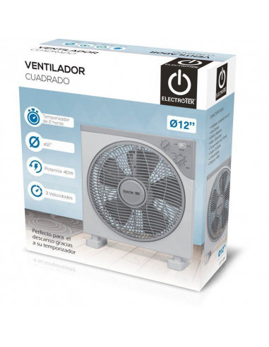 VENTILADOR CUADRADO 12″ CON 3...