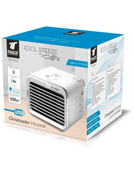 ENFRIADOR DE AIRE PERSONAL(8W) CON DEPOSITO DE AGUA TH-KB14