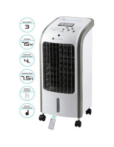 AIR COOLER 3 EN 1: VENTILA, REFRIGERA Y HUMIFICA 75W TH-KB11