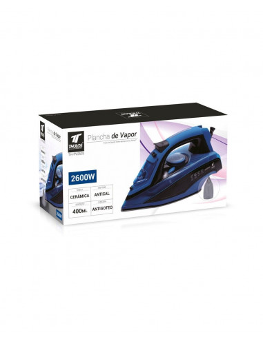 PLANCHA DE VAPOR 2600W CON SUELA DE...