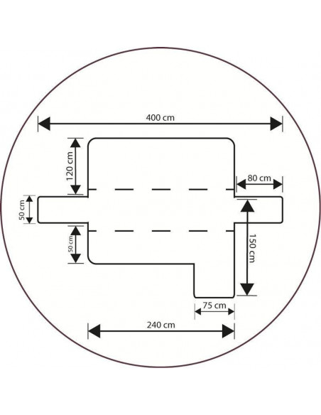 FUNDA DE SOFÁ CHAISE LONGUE REVERSIBLE TH-HW007