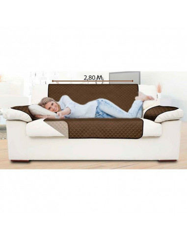 FUNDA PROTECTORA DE SOFA REVERSIBLE, 3 PLAZAS 280CM TH-HW003