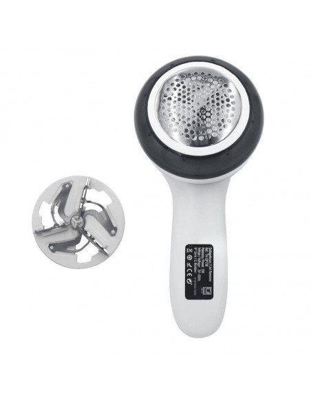 QUITAPELUSAS RECARGABLE CON HOJAS DE ACERO INOXIDABLE THULOS TH-QP708