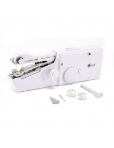 MINI MÁQUINA DE COSER DE MANO FUNCIONAL CON PILAS THULOS...