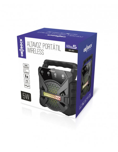 Altavoz Portátil Pequeño con una potencia de salida de 5W Wireless, TWS GR-50 GO-ROCK