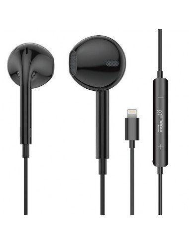 AURICULARES ESTÉREO, CONECTOR DE LIGHTNING (VIA BT) Y MICROFONO Mobile+ MB-EP011