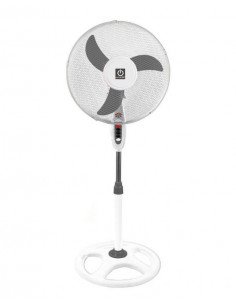VENTILADOR DE PIE 16″, BASE CIRCULAR, ALTURA REGULABLE,...
