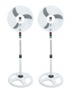VENTILADOR DE PIE 16″, BASE CIRCULAR, ALTURA REGULABLE,... 2