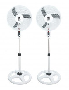 VENTILADOR DE PIE 16″, BASE CIRCULAR, ALTURA REGULABLE,... 2