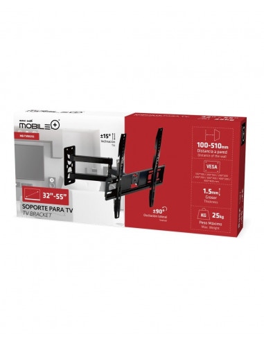 SOPORTE TV 32″-55″ OSCILACIÓN DE 90G,...