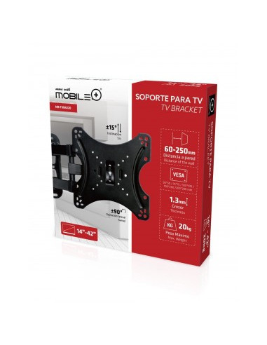 SOPORTE TV 14″-42″, 1.3MM DE GROSOR...