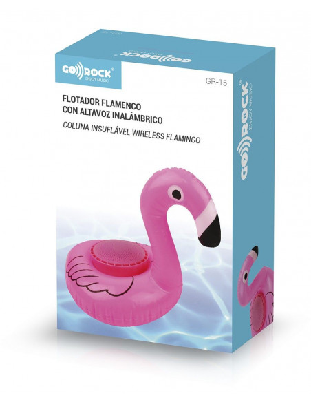 ALTAVOZ WIRELESS BLUETOOTH CON FORMA DE FLOTADOR FLAMENCO (AUTONOMIA 4HORAS)  3W GR-15