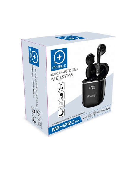 AURICULARES INALÁMBRICO TWS CON BATERÍA DE 50MAH MB-EPi20 MOBILE+